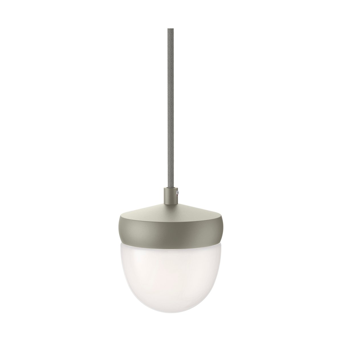 Noon Pan hanglamp frosted 10 cm Grijs-lichtgrijs