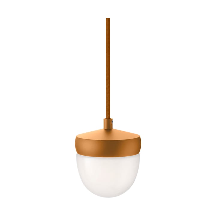 Pan hanglamp frosted 10 cm - Kastanjebruine okra - Noon