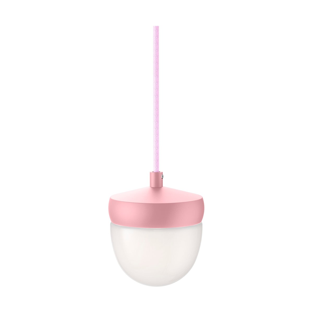 Noon Pan hanglamp frosted 10 cm Roze-roze