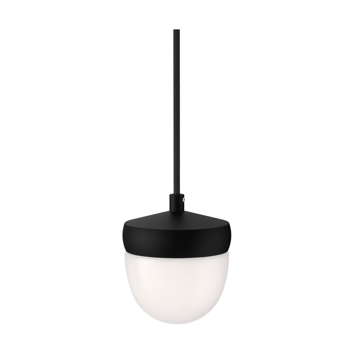 Noon Pan hanglamp frosted 10 cm Zwart-zwart