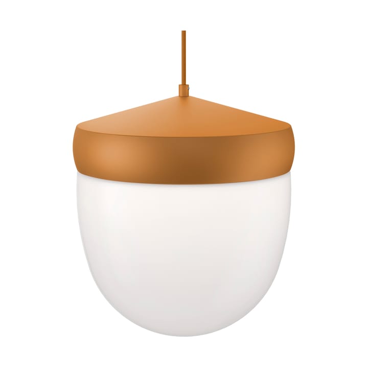 Pan hanglamp frosted 30 cm - Brune okra - Noon