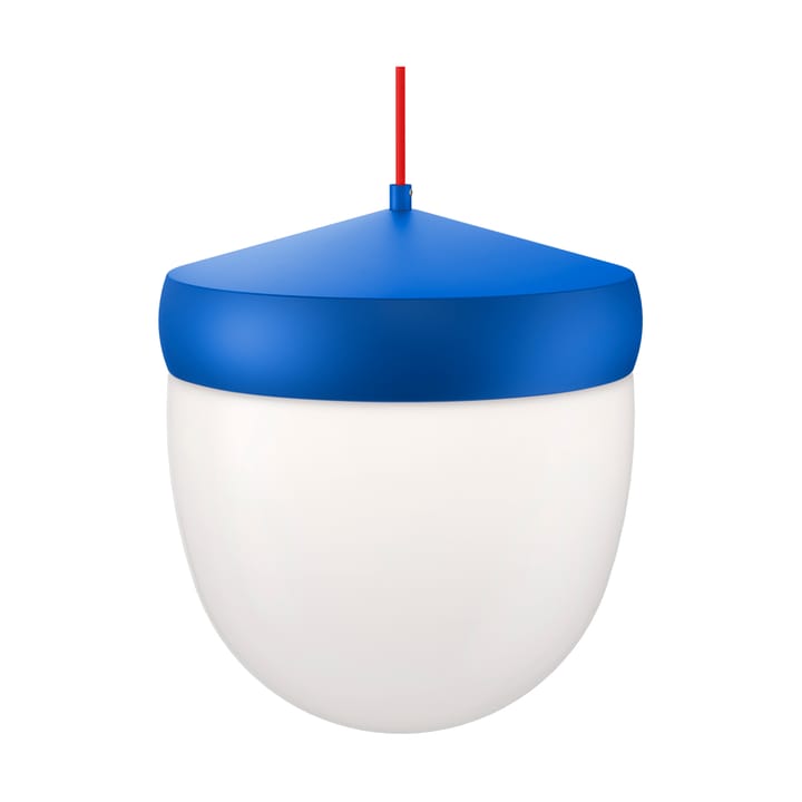 Pan hanglamp frosted 30 cm - Klaarblauw-rood - Noon