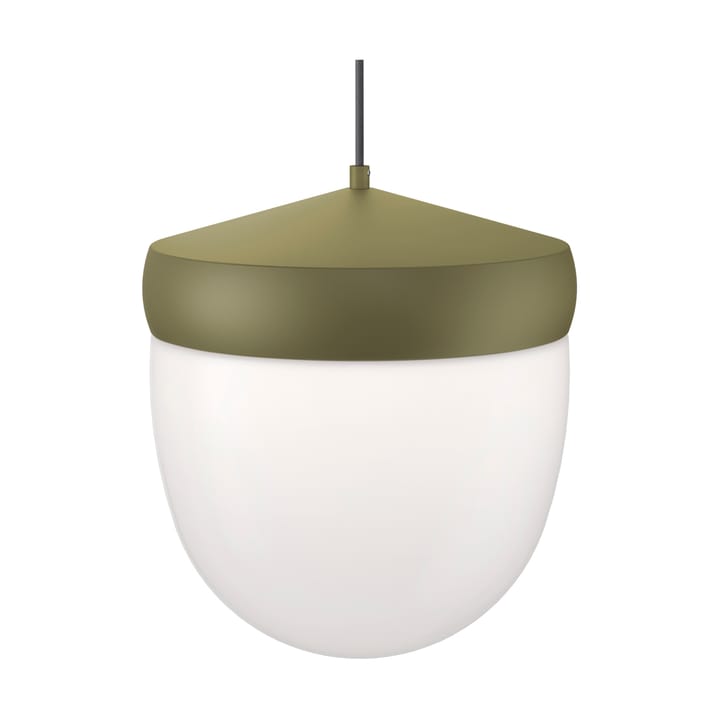 Pan hanglamp frosted 30 cm - Olijfgrijs-donkergrijs - Noon