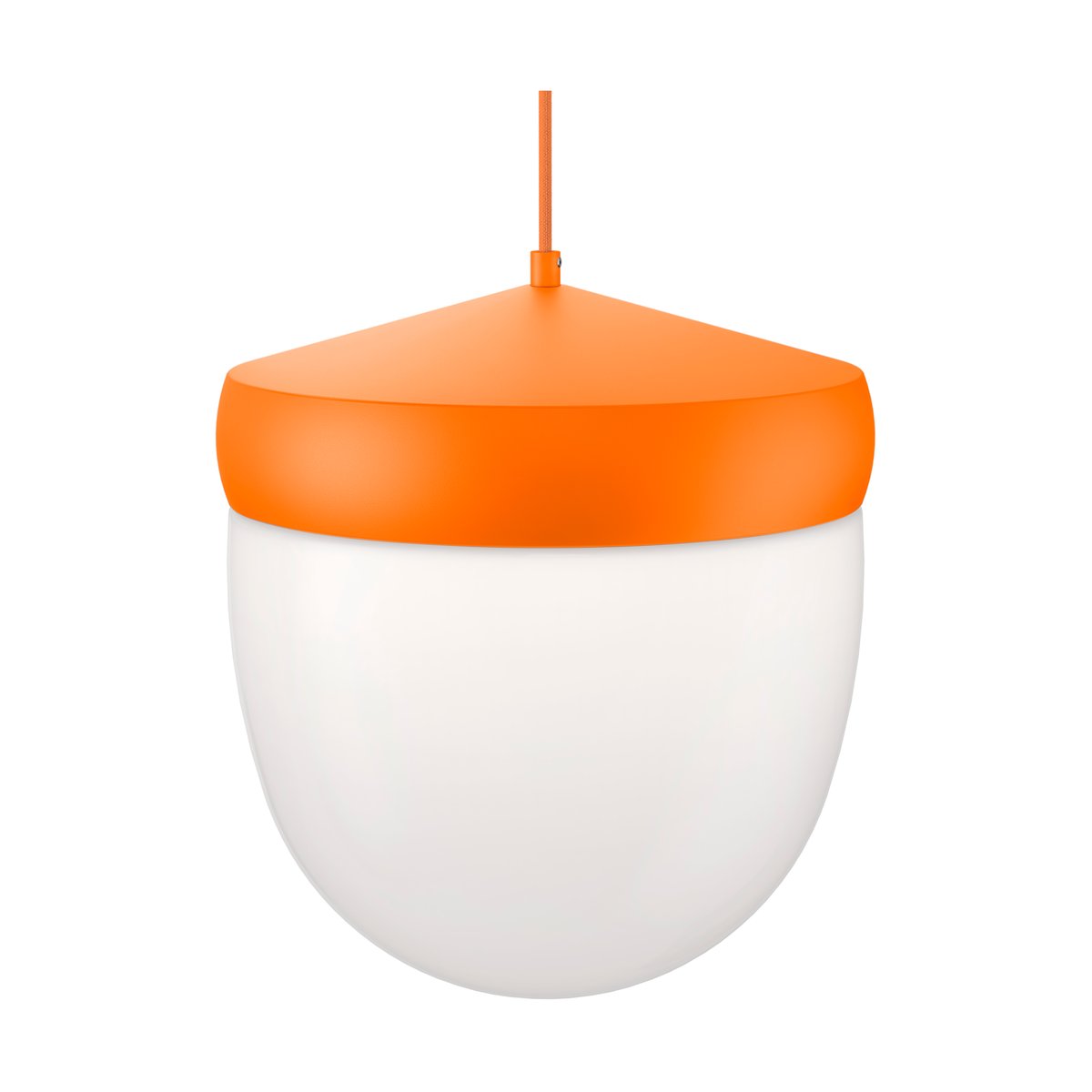 Noon Pan hanglamp frosted 30 cm Oranje-oranje