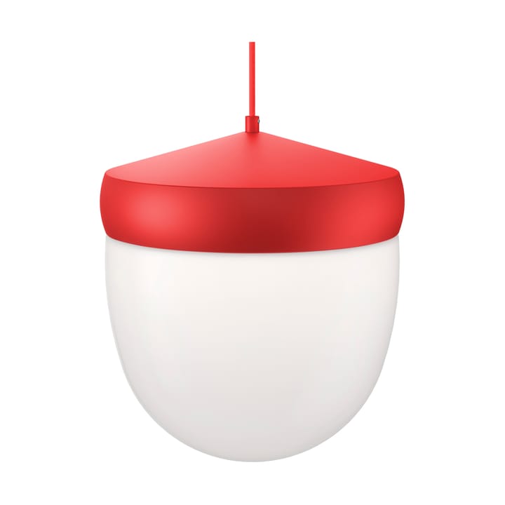 Pan hanglamp frosted 30 cm - Rood-rood - Noon