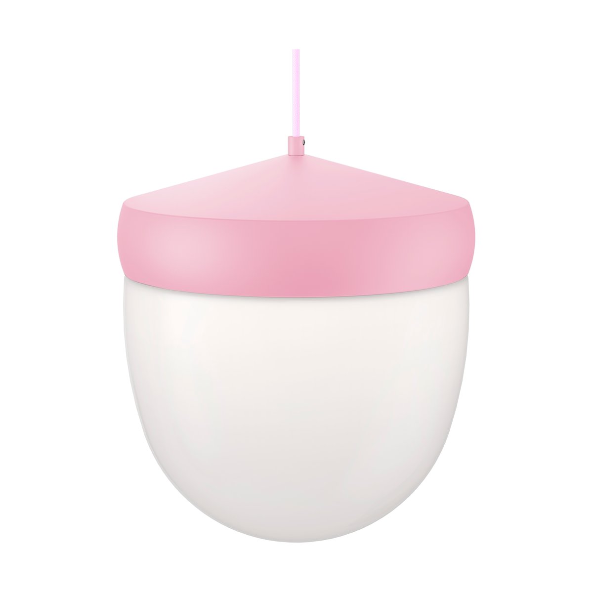 Noon Pan hanglamp frosted 30 cm Rosa-roze
