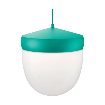 Pan hanglamp frosted 30 cm - Turkoois-turkoois - Noon