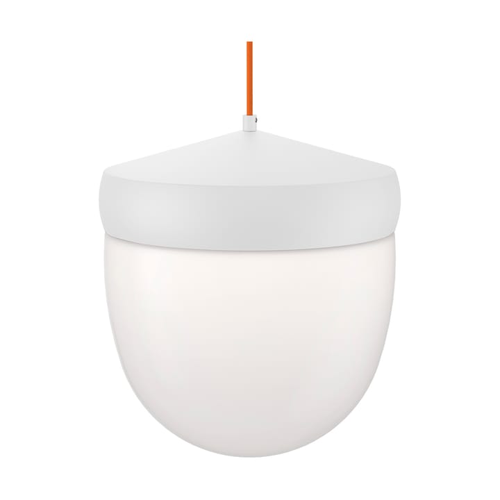 Pan hanglamp frosted 30 cm - Wit-oranje - Noon