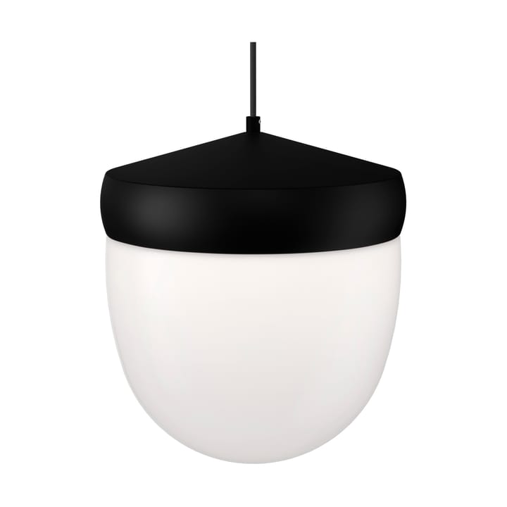 Pan hanglamp frosted 30 cm - Zwart-zwart - Noon