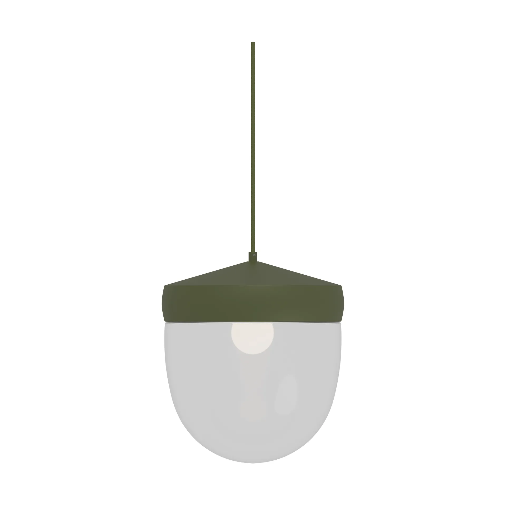 Pan hanglamp helder 30 cm, Militairgroen-groen Noon