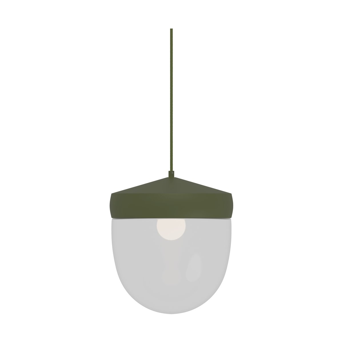 Noon Pan hanglamp helder 30 cm Militairgroen-groen
