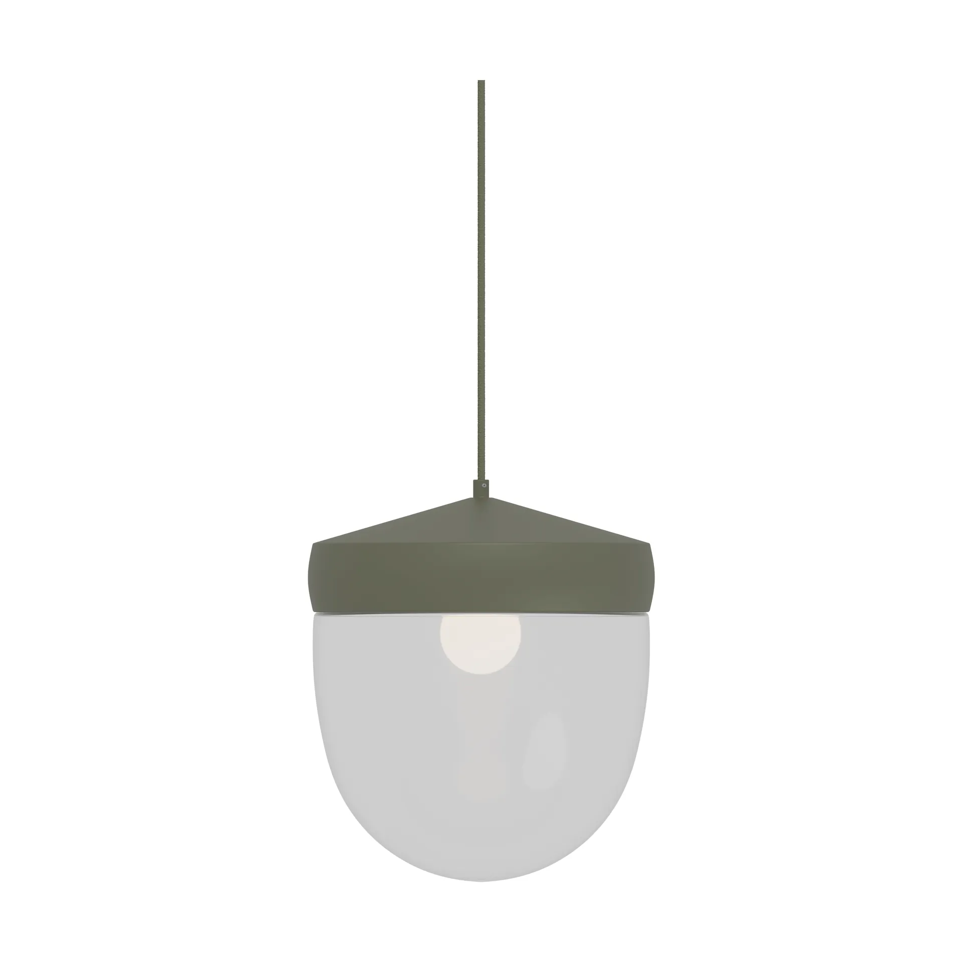 Pan hanglamp helder 30 cm, Olijfgrijs-donkergrijs Noon
