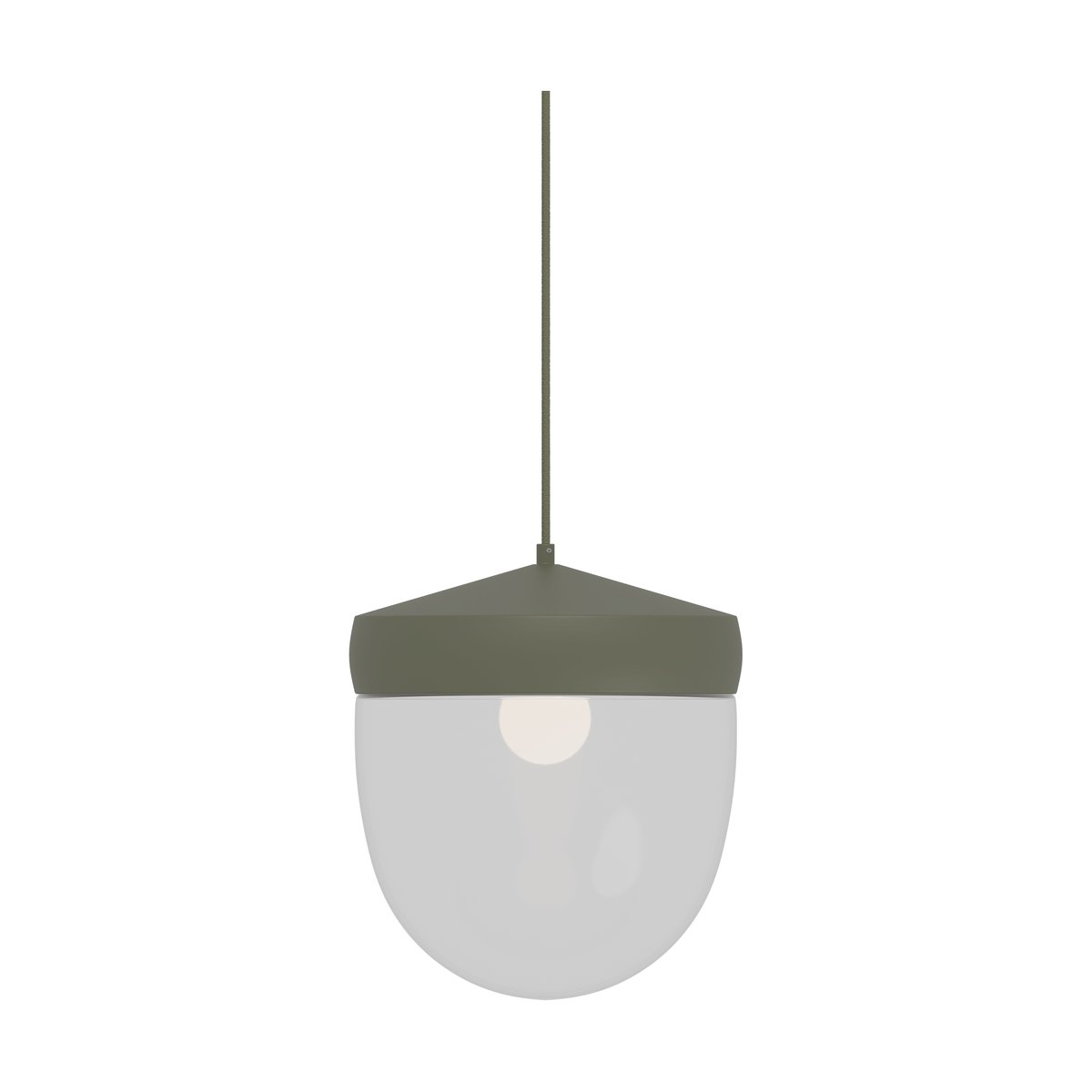 Noon Pan hanglamp helder 30 cm Olijfgrijs-donkergrijs