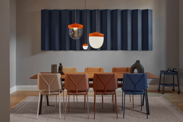 Pan hanglamp helder 30 cm, Oranje-oranje Noon