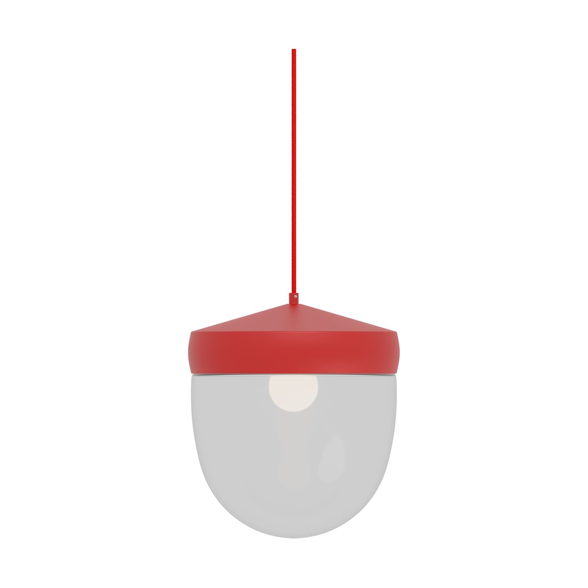 Noon Pan hanglamp helder 30 cm Rood-rood