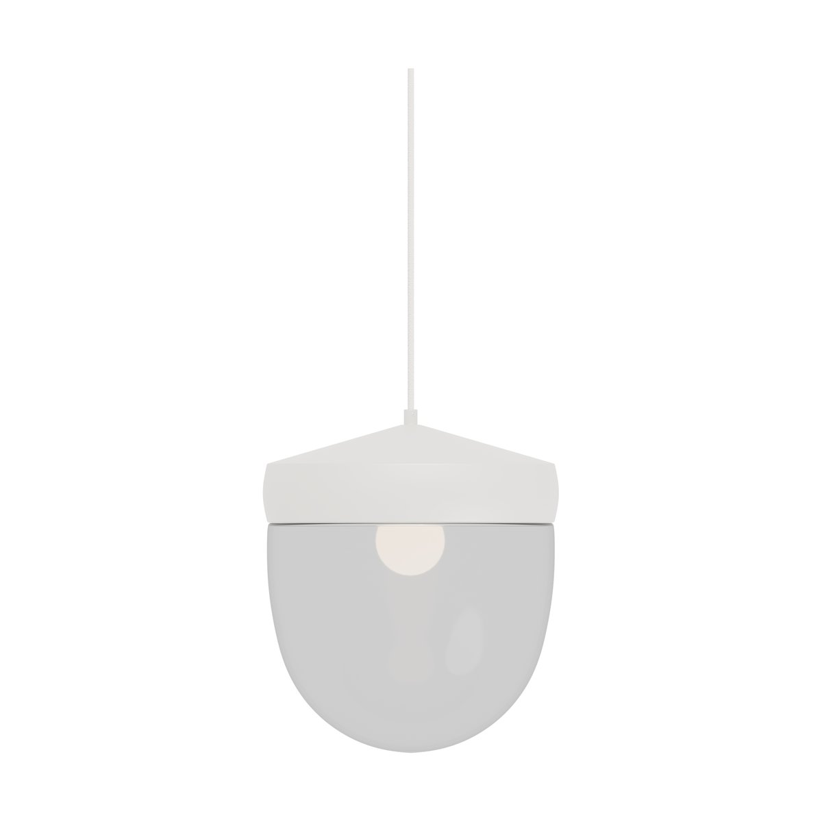 Noon Pan hanglamp helder 30 cm Wit-wit