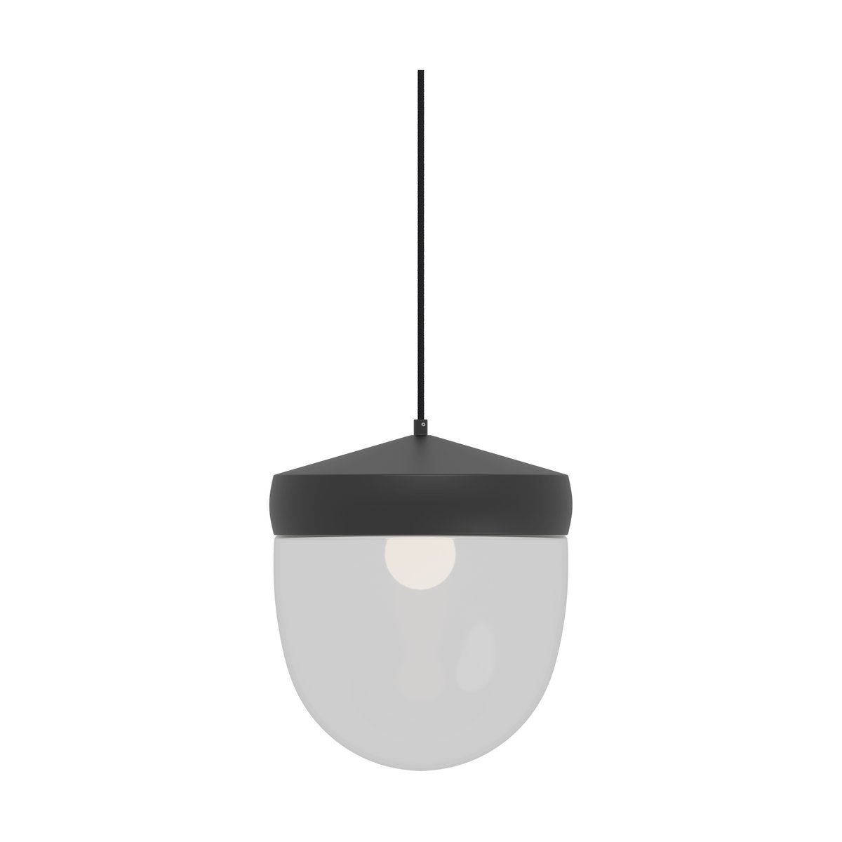 Noon Pan hanglamp helder 30 cm Zwart-zwart