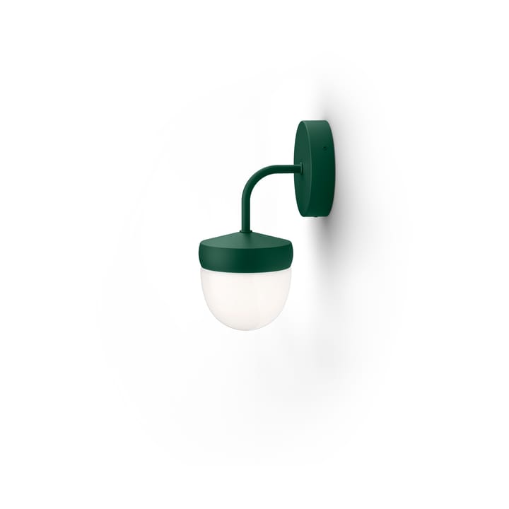 Pan wandlamp frosted 10 cm - British racing green - Noon