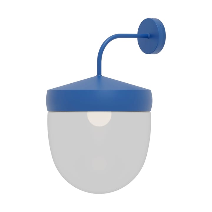 Pan wandlamp helder 30 cm, Blauw Noon