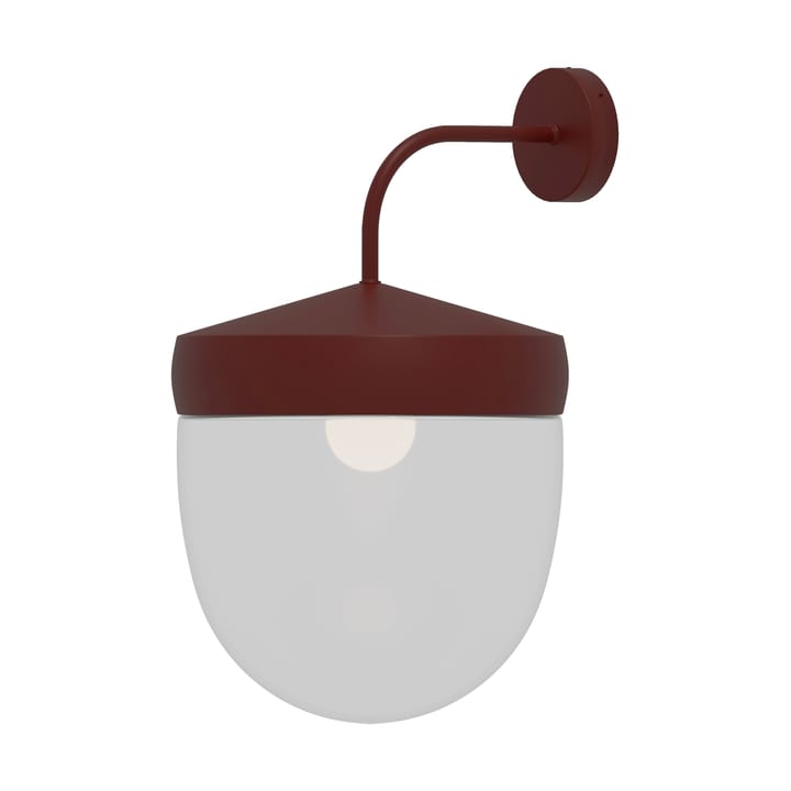Pan wandlamp helder 30 cm - Bordeauxrood - Noon