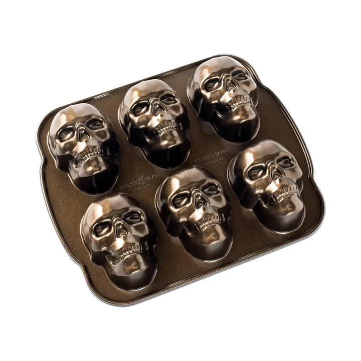 Bakvorm schedels 30x25 cm - Bruin - Nordic Ware
