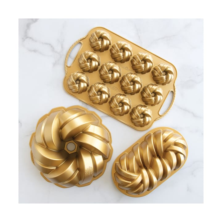 Nordic Ware Braided broodvorm 1,4 L, Goud Nordic Ware