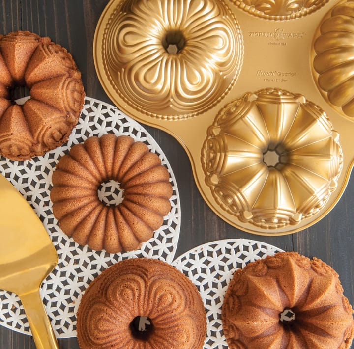 Nordic Ware bundt quartet bakvorm, 2,1 l Nordic Ware