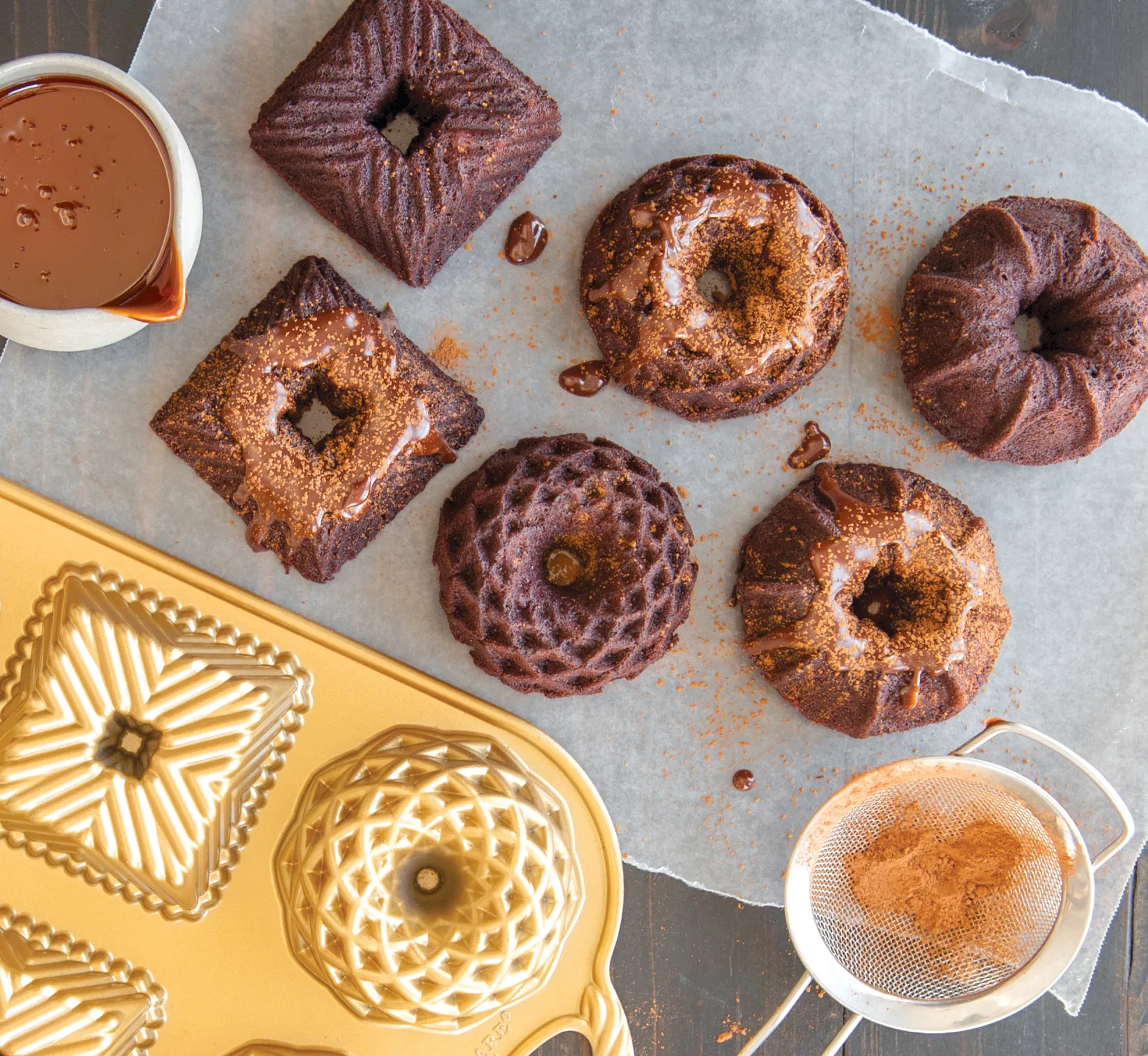 Nordic Ware geo bundtlette bakvorm, 0,8 l Nordic Ware