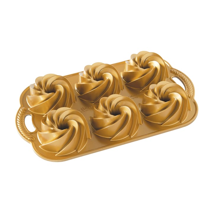 Nordic Ware heritage bundtlette bakvorm goud - 0,9 l - Nordic Ware