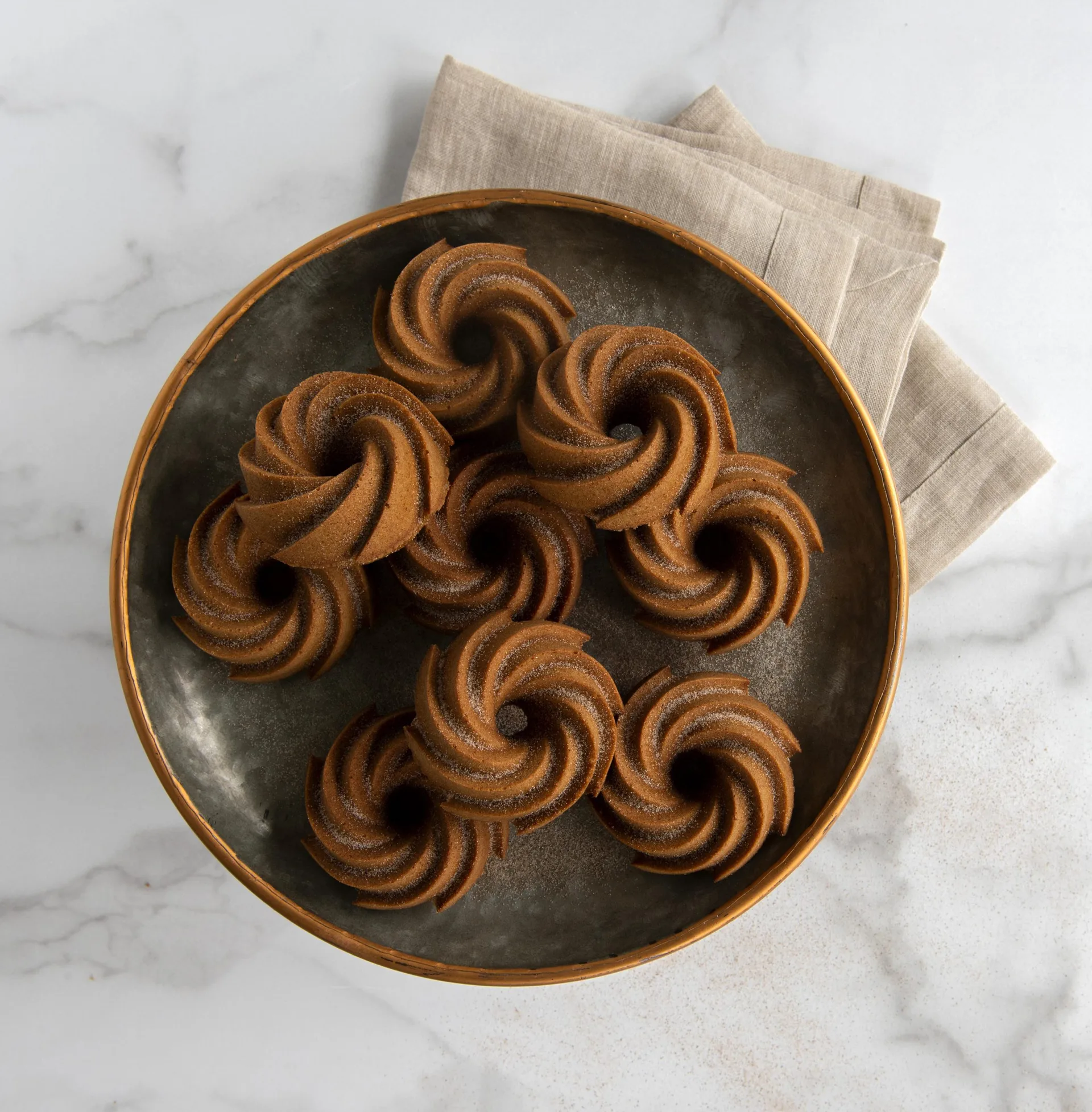 Nordic Ware Heritage bundtlette bakvorm, Zilver Nordic Ware