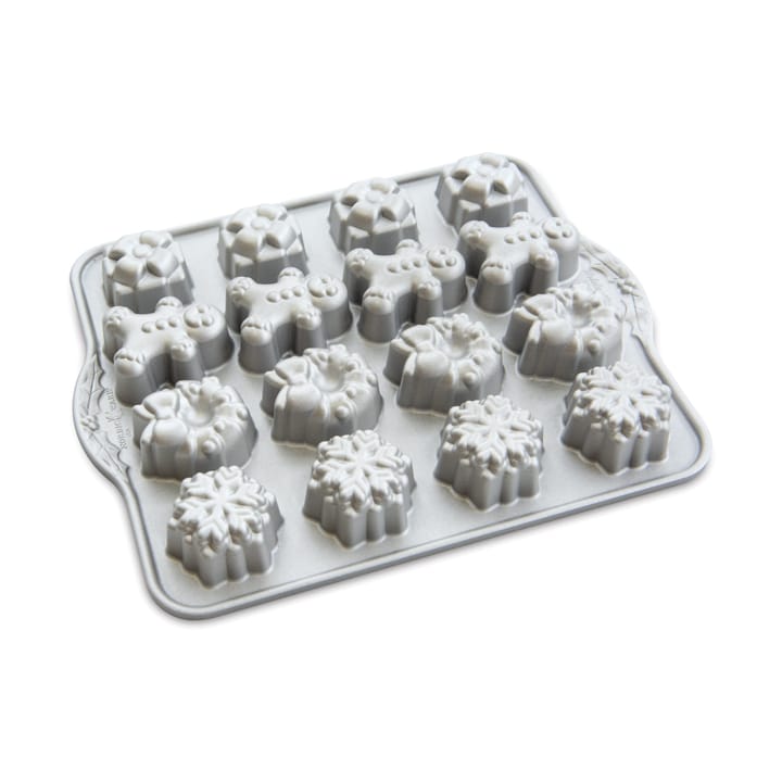 Nordic Ware Holiday Tea Cake cakevorm, Zilver Nordic Ware