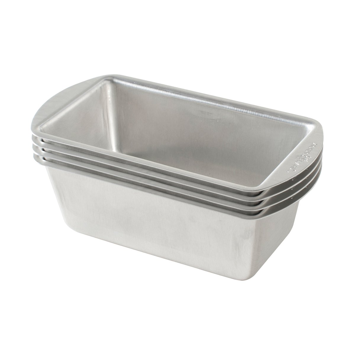 Nordic Ware Naturals Mini Loaf broodvorm 4-pack Aluminium
