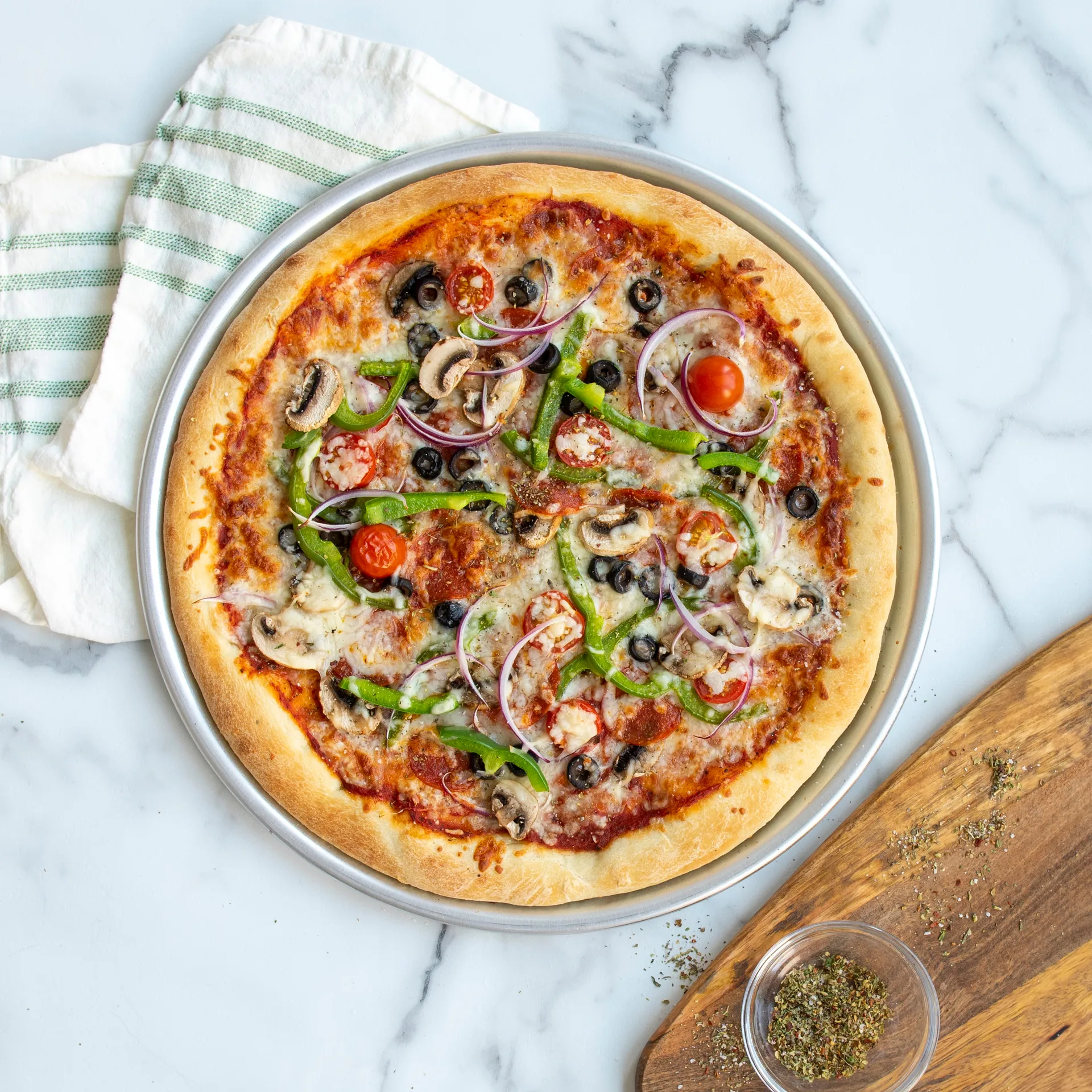 Nordic Ware naturals traditional pizzaplaat Ø38 cm, Aluminium Nordic Ware