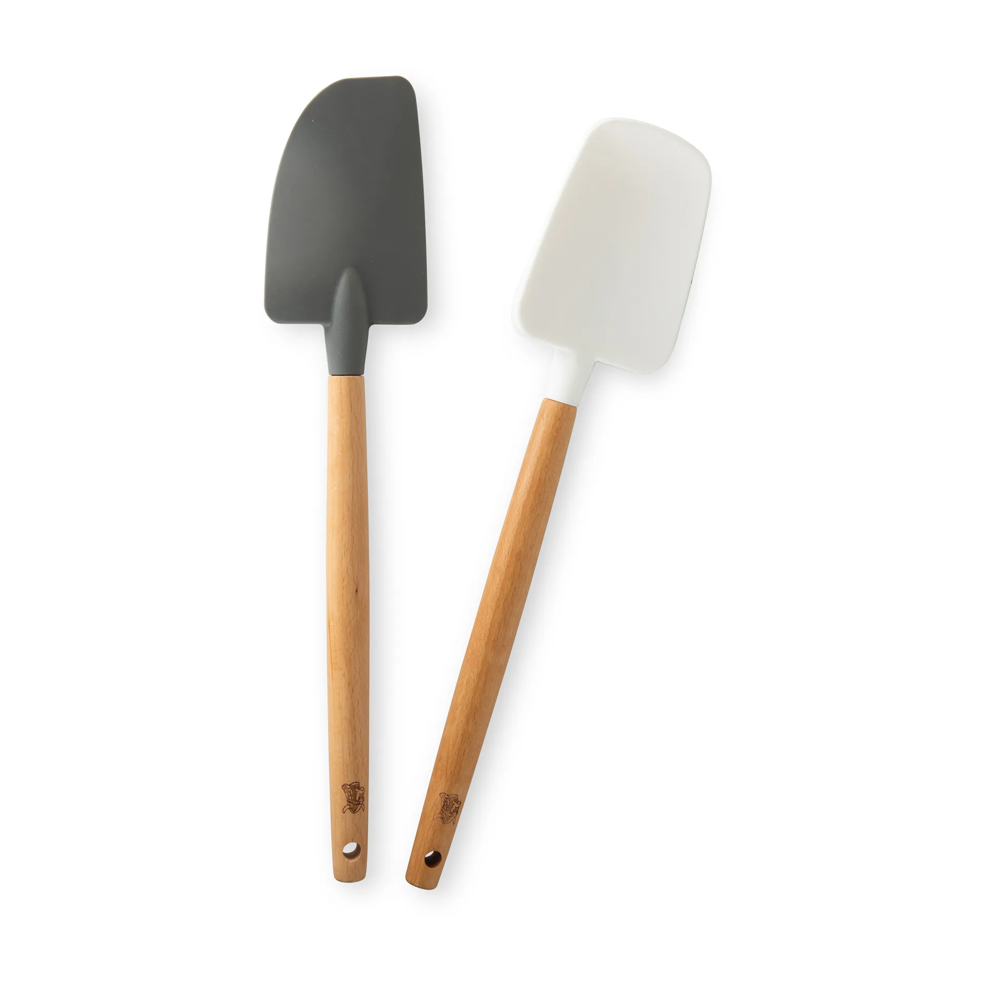 Nordic Ware pannenlikker beukenhout 2-pack, Zwart,wit Nordic Ware