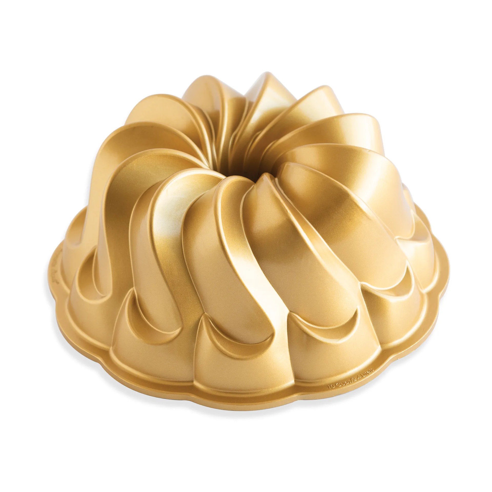 Nordic Ware pirouette bundt bakvorm 2,4 l, Goud Nordic Ware
