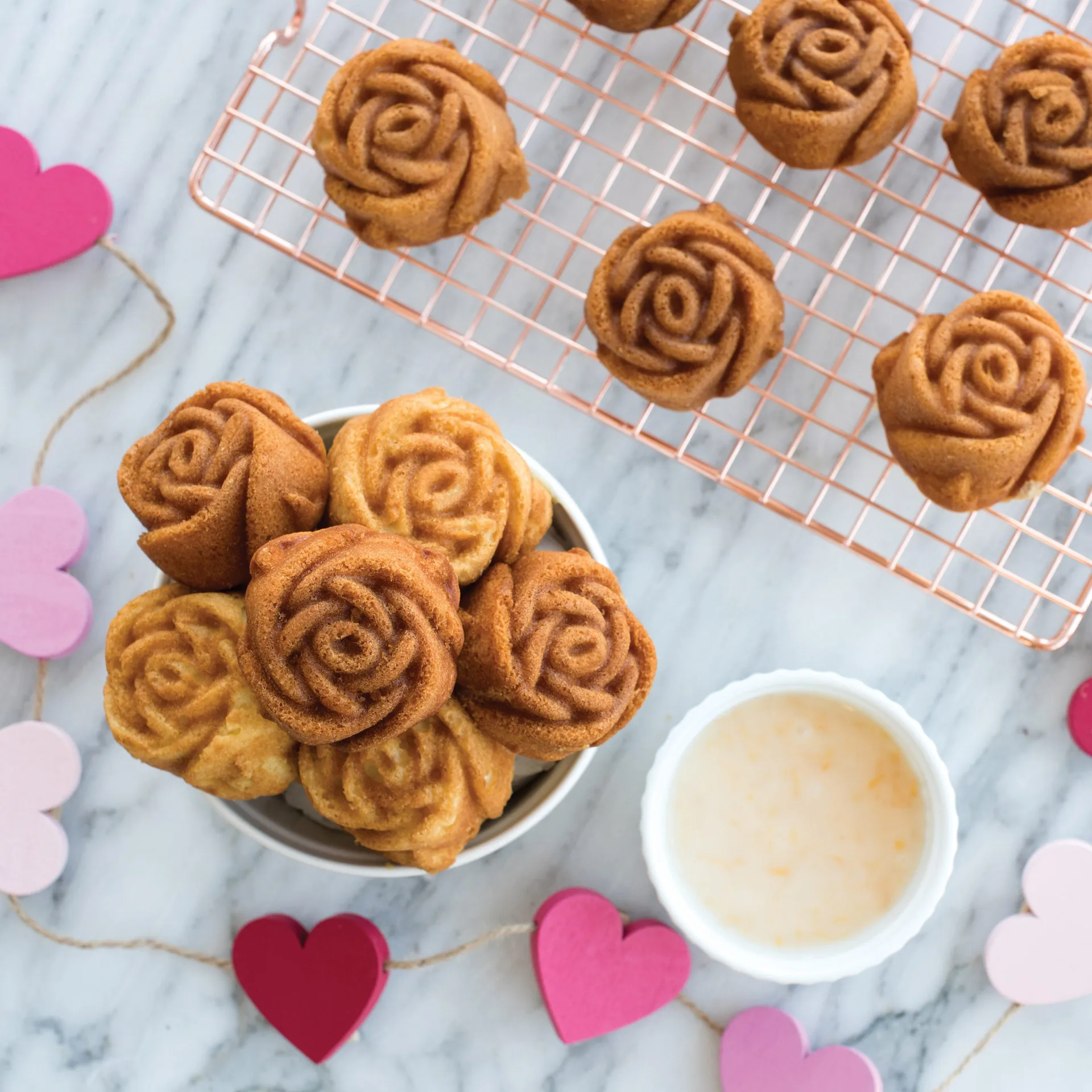 Nordic Ware Rosebud bakvorm, Toffee Nordic Ware