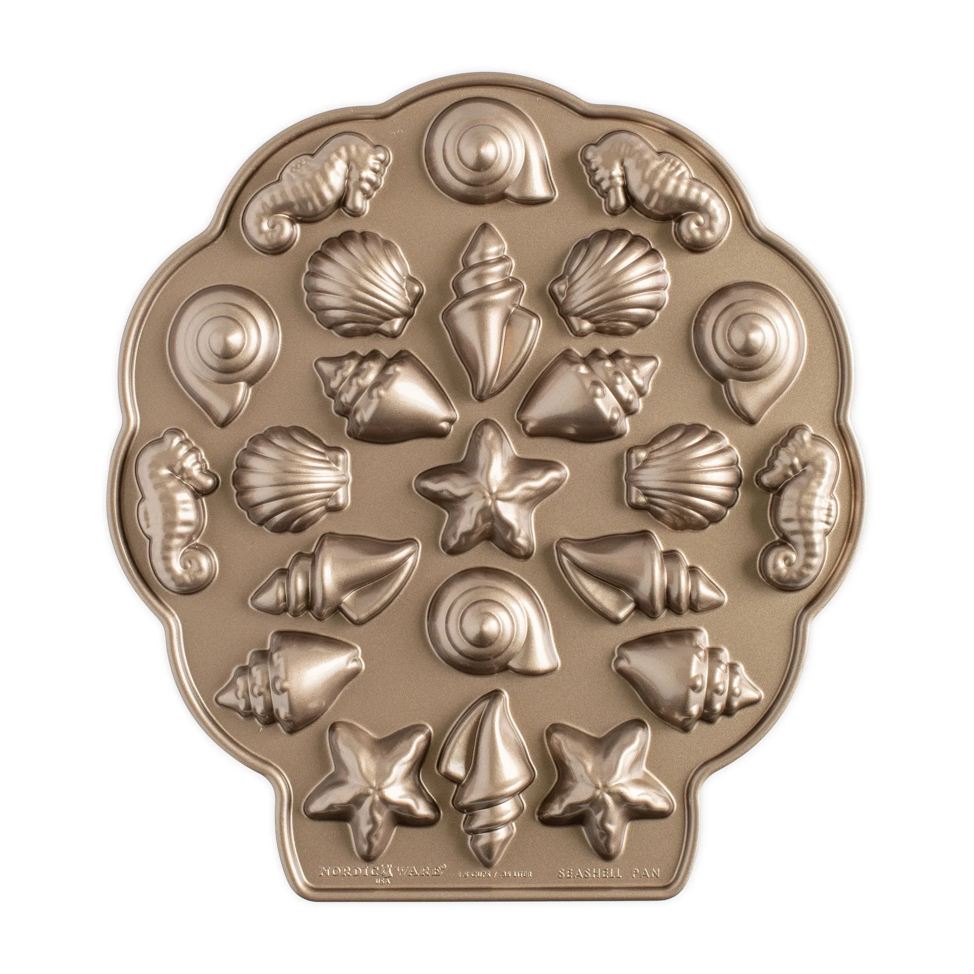 Nordic Ware sea shell cakelet bakvorm, 0,4 l Nordic Ware