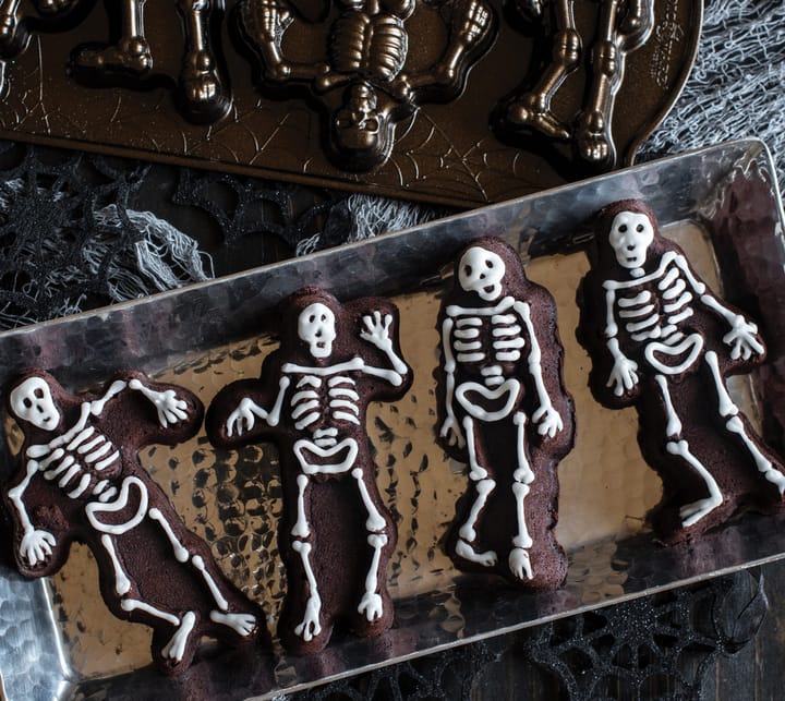 Nordic Ware Spooky Skeleton bakvorm, Brons Nordic Ware