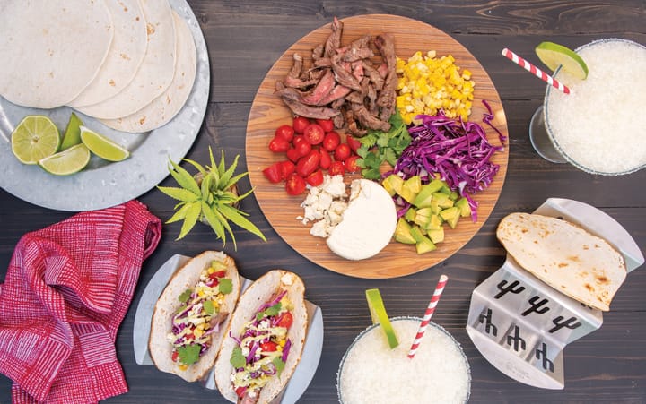 Nordic Ware tacohouder, 2 vakken Nordic Ware