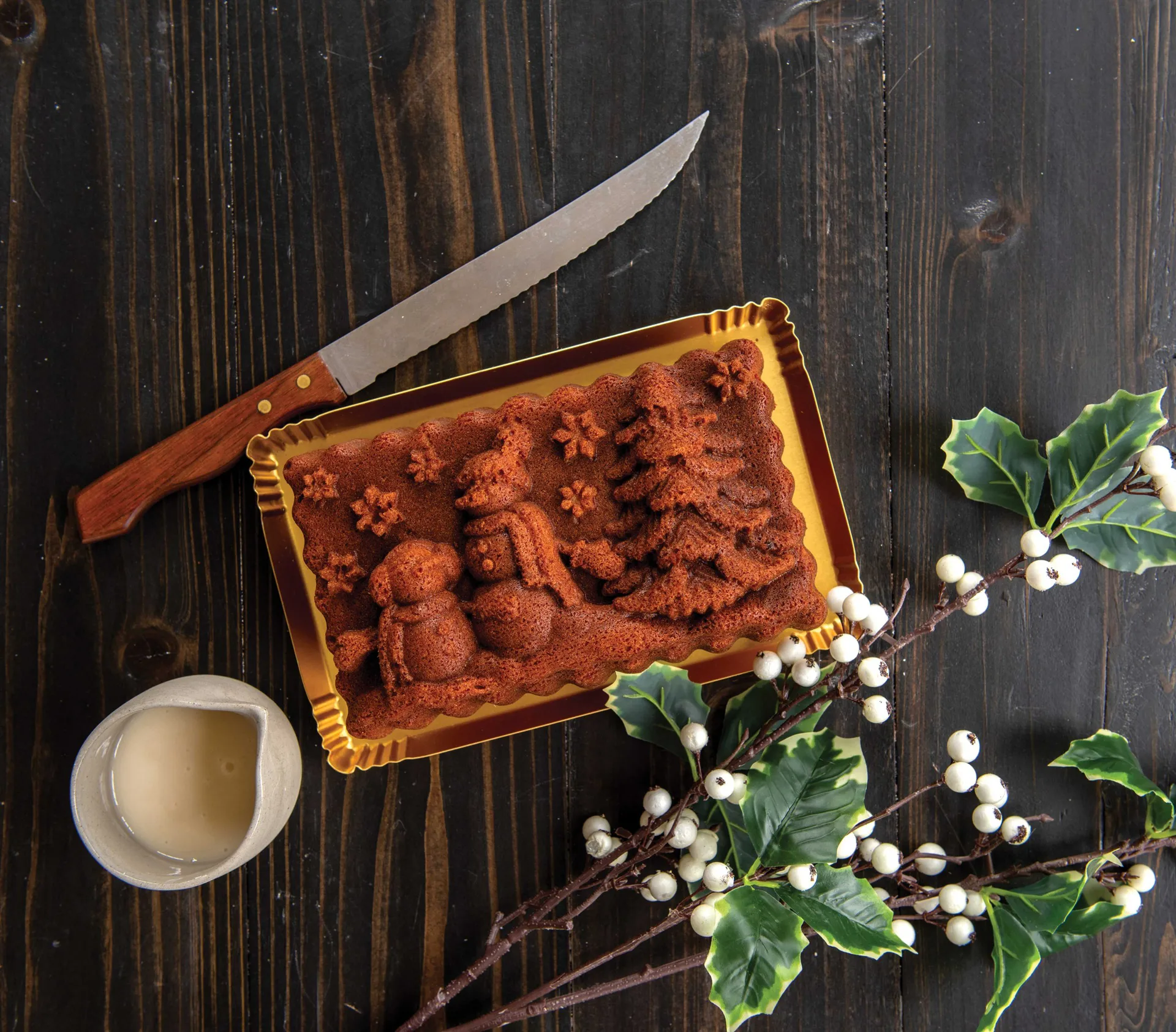 Nordic Ware Winter Wonderland broodvorm 1,4 L, Zilver Nordic Ware