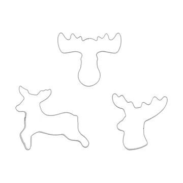 BAKE koekjesuitsteker - Ren, 3-delig - Nordwik
