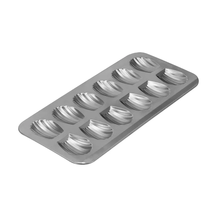 BAKE madeleinevorm - Roestvrij staal, 12 stuks - Nordwik