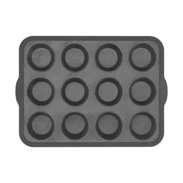 BAKE siliconen bakvorm met versterkte rand - Muffins, 12 stuks - Nordwik