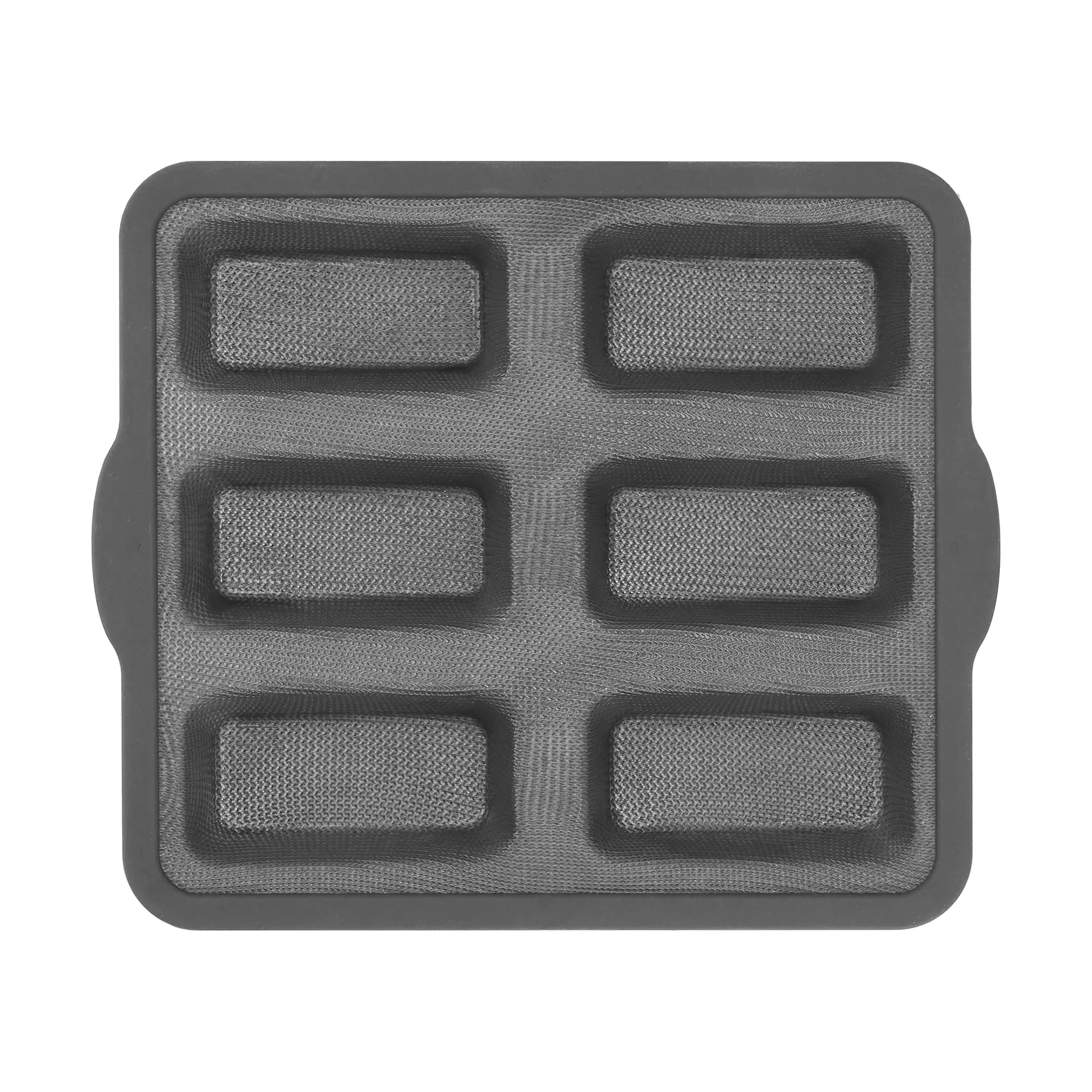 BAKE siliconen bakvorm met versterkte rand, Rechthoekig, 6 stuks, 26,2x22,1 cm Nordwik