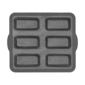 BAKE siliconen bakvorm met versterkte rand - Rechthoekig, 6 stuks, 26,2x22,1 cm - Nordwik
