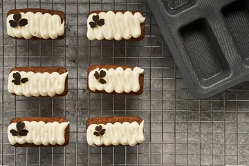 BAKE siliconen bakvorm met versterkte rand - Rechthoekig, 6 stuks, 26,2x22,1 cm - Nordwik