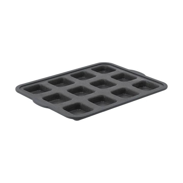 BAKE siliconen bakvorm met versterkte rand - Rechthoekig, 6 stuks, 36x26 cm - Nordwik