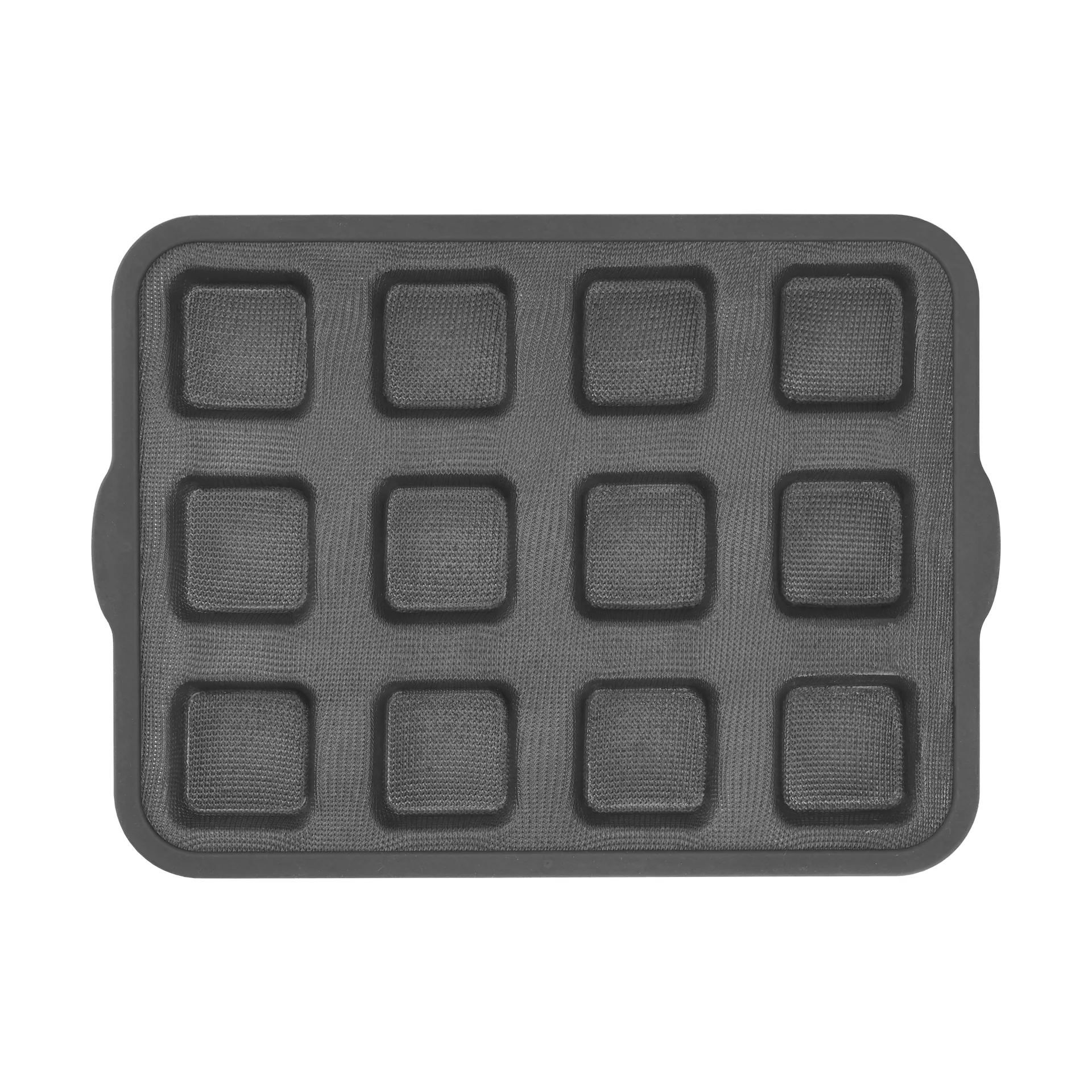 BAKE siliconen bakvorm met versterkte rand, Rechthoekig, 6 stuks, 36x26 cm Nordwik