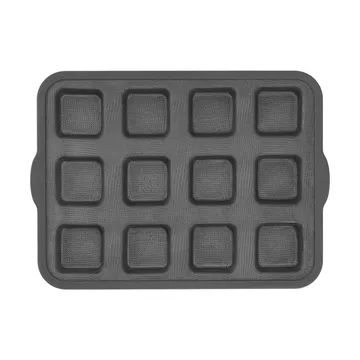 BAKE siliconen bakvorm met versterkte rand - Rechthoekig, 6 stuks, 36x26 cm - Nordwik