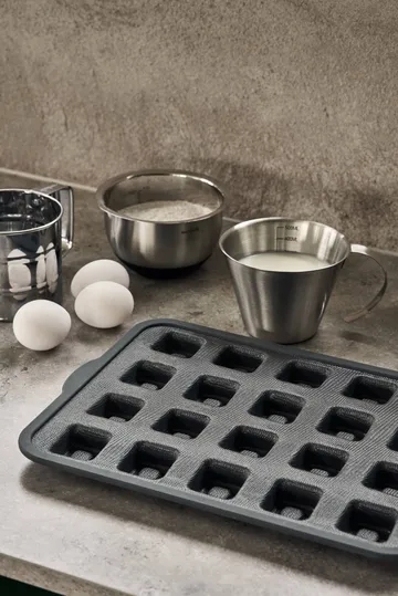 BAKE siliconen bakvorm met versterkte rand - Vierkant, 20 stuks - Nordwik